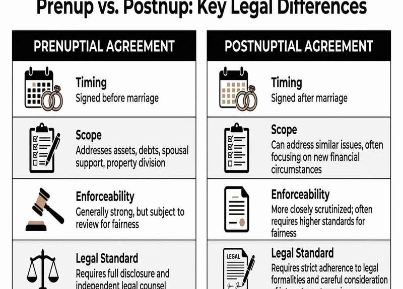 Understanding Prenuptial and Postnuptial Agreements